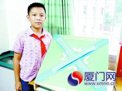 小学生发明"新式立交桥"获新型专利