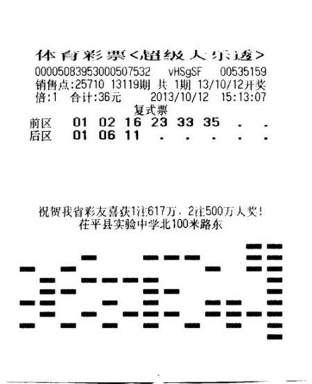 彩民看電子表發(fā)呆記下號碼 守四年攬1041萬(圖)