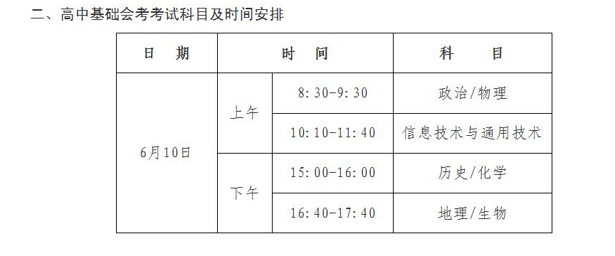 【相关连接:海南2015年普通高考,高中基础会考考试时间及科目出炉